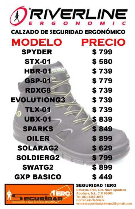 ZAPATOS DE SEGURIDAD RIVERLINE